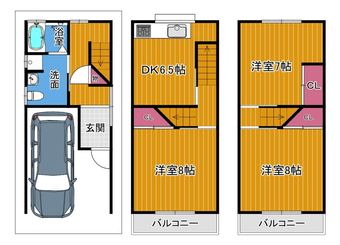 3DK house in Higashiosaka