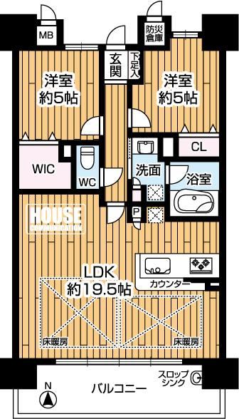2LDK apartment in Joto Ward, Osaka - Photo 1