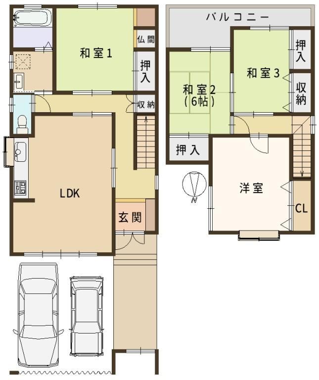 4LDK house in Matsubara, Osaka - Photo 1