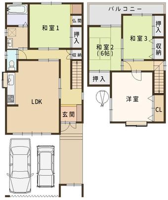 4LDK house in Matsubara