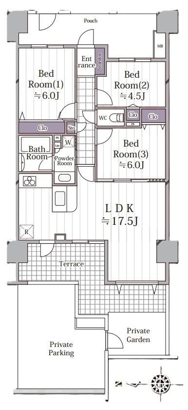 3LDK apartment in Ota Ward, Tokyo - Photo 1