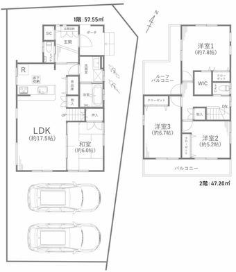 4LDK house in Chita District