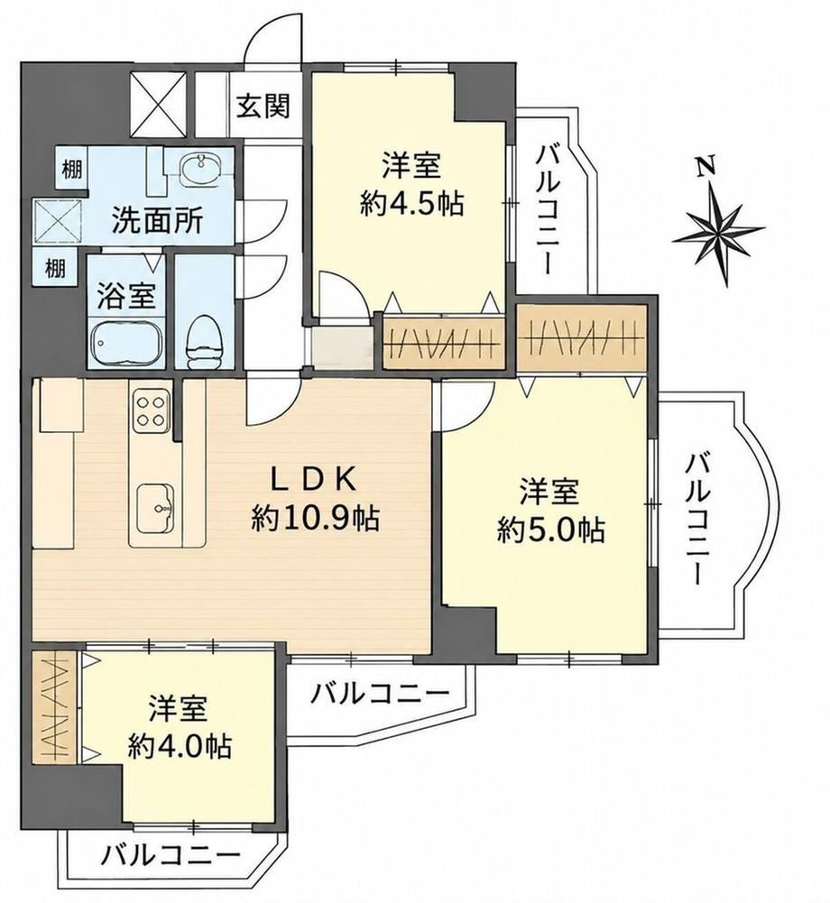 3LDK apartment in Itabashi Ward, Tokyo - Photo 1