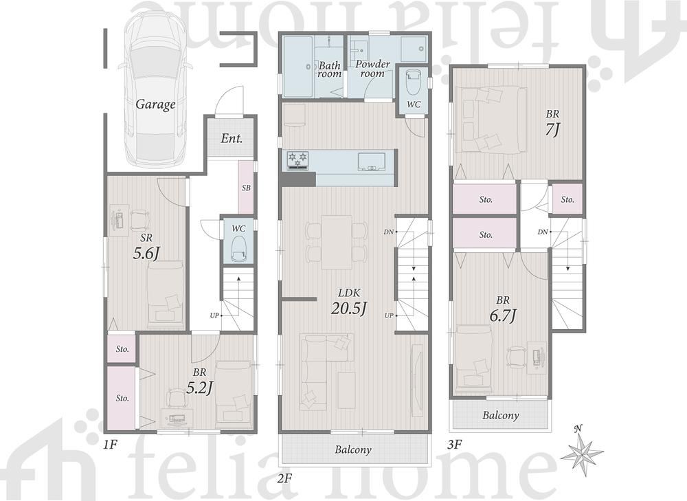 3LDK+S house in Itabashi Ward, Tokyo - Photo 1