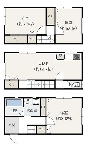 3LDK house in Higashiosaka