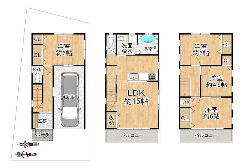 4LDK house in Settsu, Osaka - Photo 1