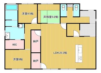 3LDK house in Ashiya, Onga District