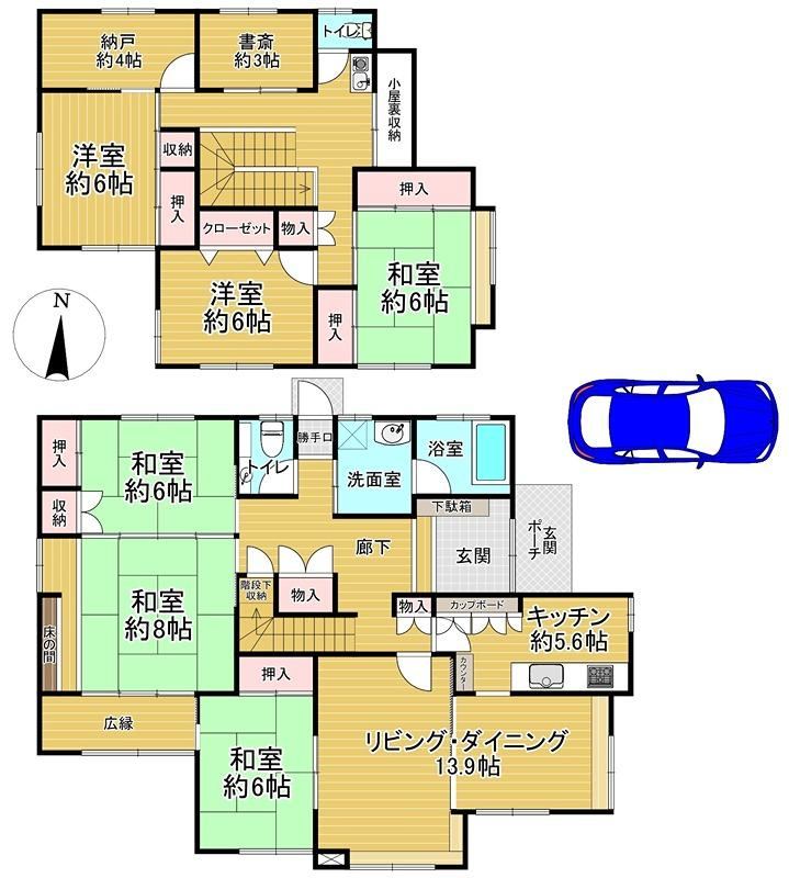 6LDK+S house in Nara, Nara - Photo 1