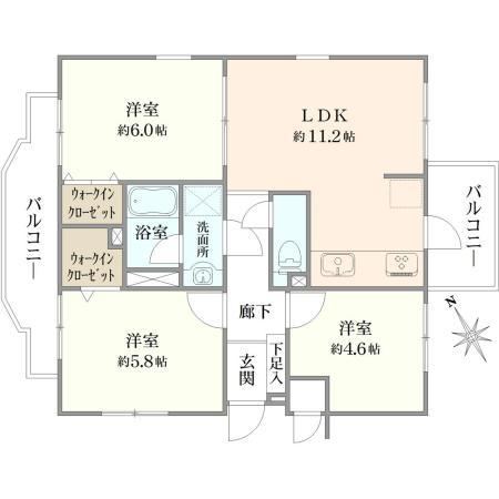 3LDK apartment in Musashino, Tokyo - Photo 1