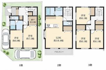 5LDK house in Mino