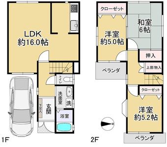 3LDK house in Kashiwara