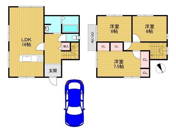3LDK house in Takatsuki, Osaka - Photo 1