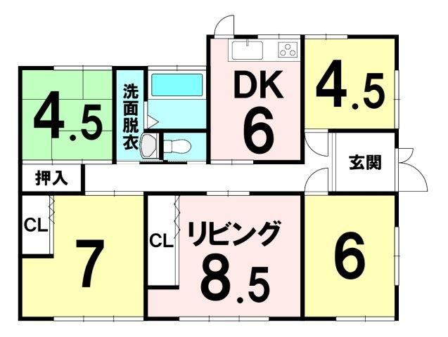 5DK house in Yahatahigashi Ward, Kitakyushu, Fukuoka - Photo 1