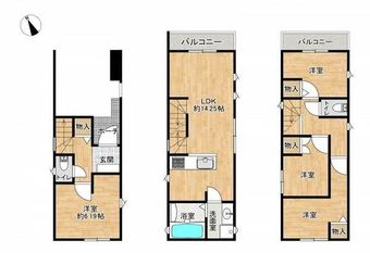 4LDK house in Nishi Ward