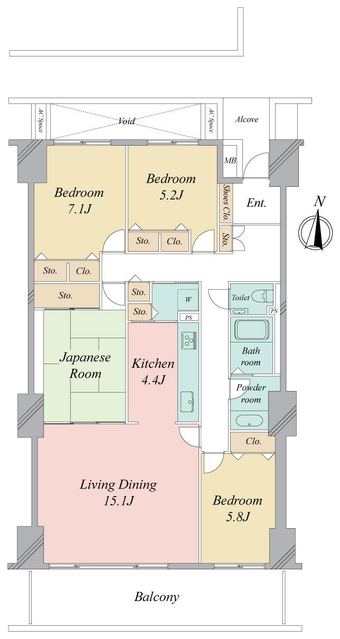 4LDK apartment in Yokosuka
