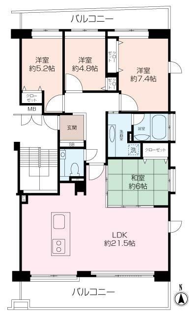 4LDK apartment in Kanazawa Ward, Yokohama, Kanagawa - Photo 1
