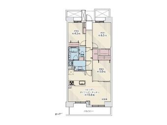 3LDK apartment in Setagaya Ward