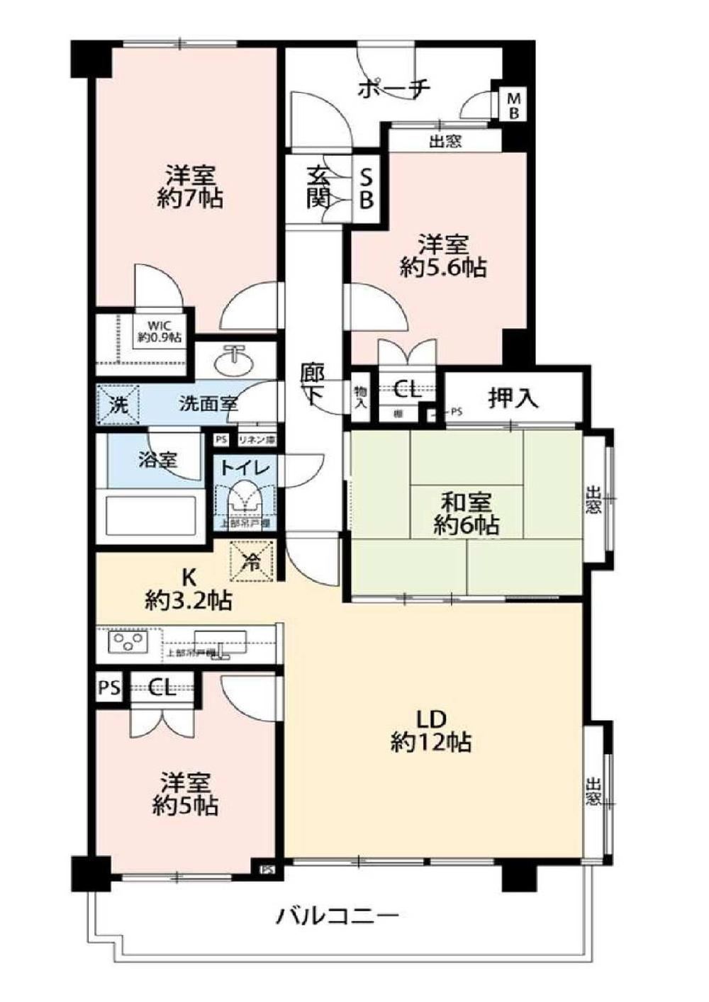 4LDK apartment in Midori Ward, Yokohama, Kanagawa - Photo 1