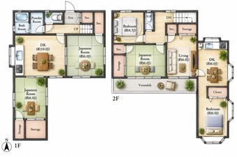 6DK house in Yamato