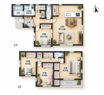 4LDK house in Atsugi