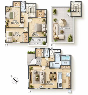 3LDK house in Atsugi