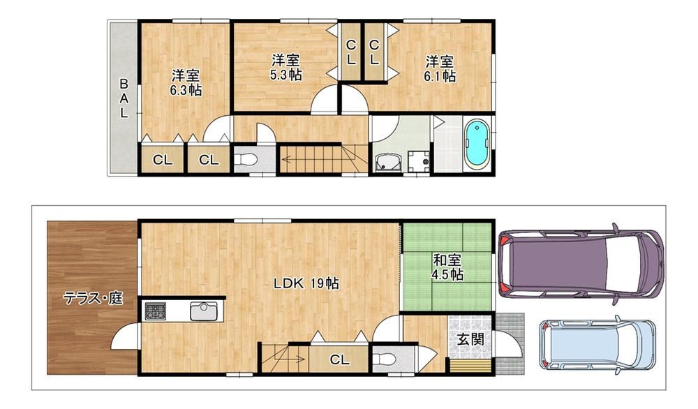 4LDK house in Higashiosaka, Osaka - Photo 1