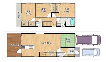 4LDK house in Higashiosaka