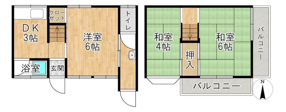 3DK house in Toyonaka, Osaka - Photo 1