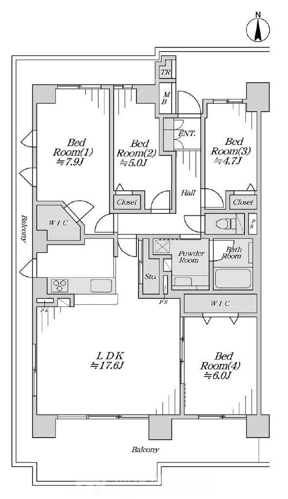 4LDK apartment in Aoba Ward, Yokohama, Kanagawa - Photo 1