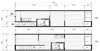 3DKK house in Nishinari Ward