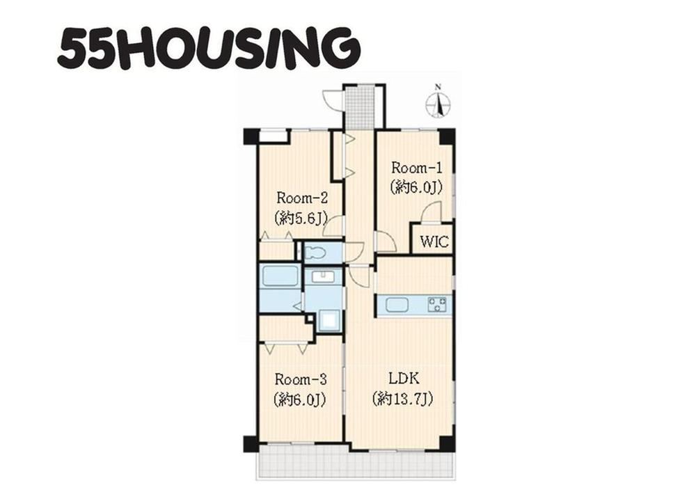 3LDK apartment in Minami Ward, Saitama - Photo 1
