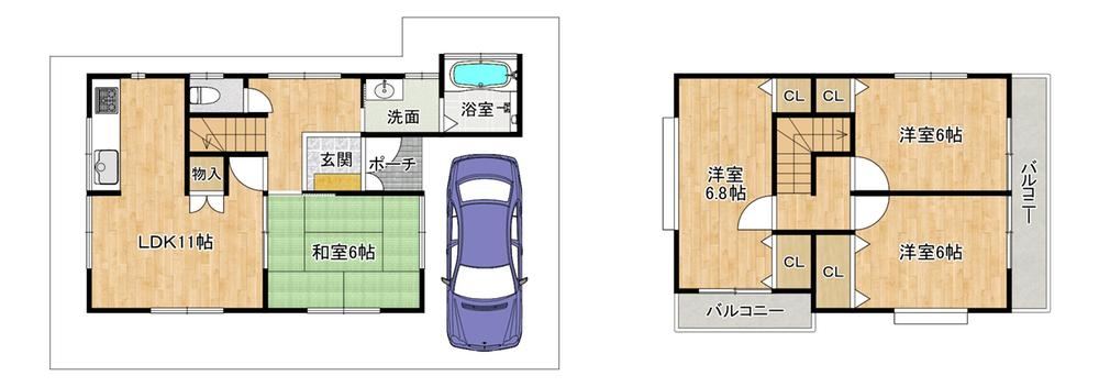 4LDK house in Takatsuki, Osaka - Photo 1