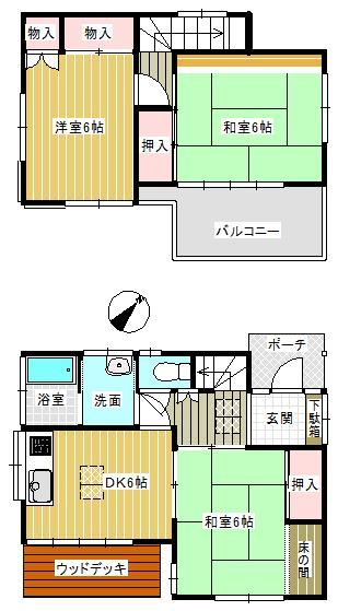 3DK house in Matsudo