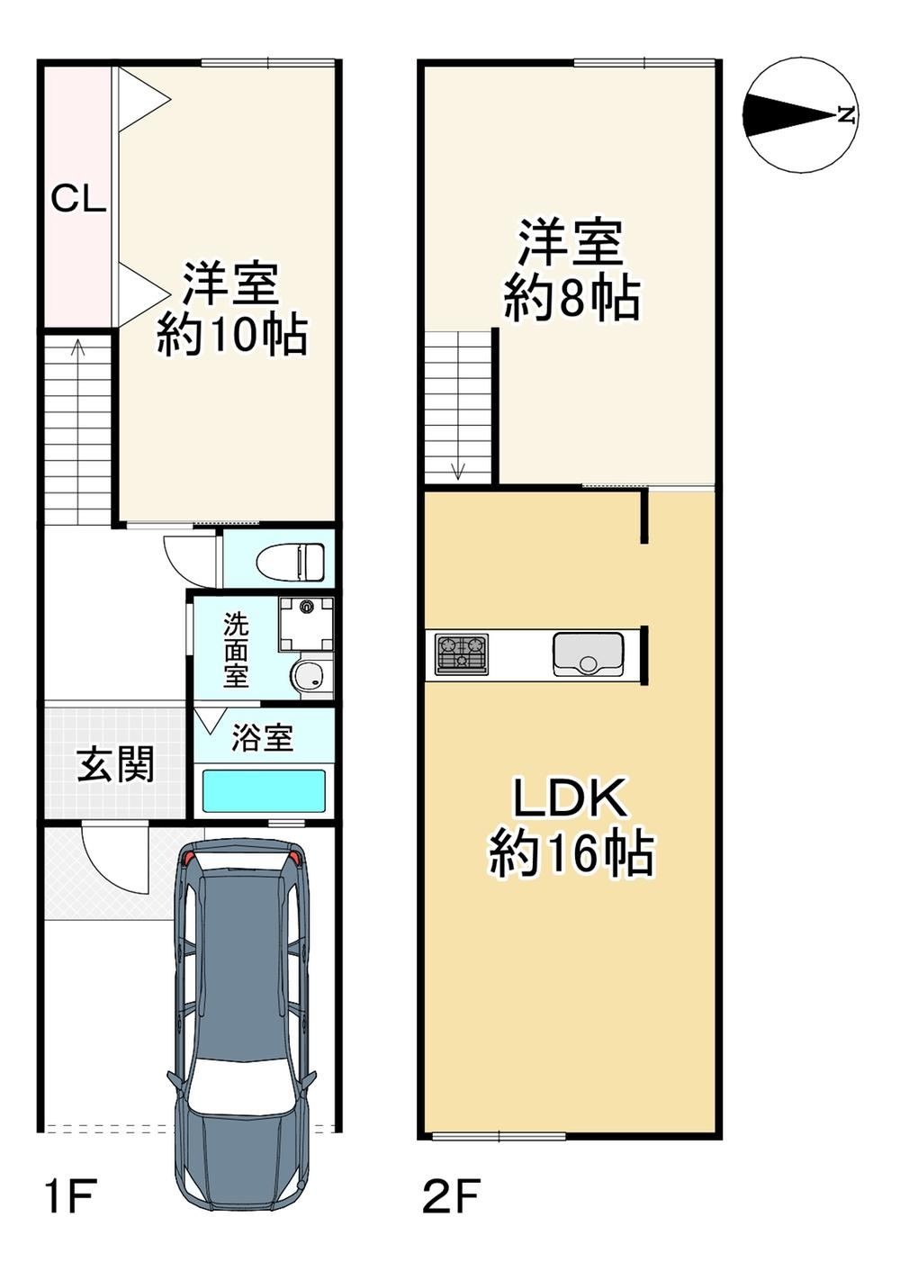 2LDK house in Yodogawa Ward, Osaka - Photo 1