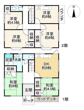 6DK house in Higashiomi