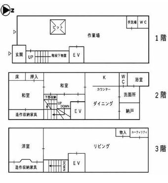 3LDK+S house in Ino Ward