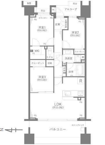 3LDK apartment in Setagaya Ward, Tokyo - Photo 1
