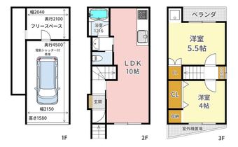 2LDK house in Nishiyodogawa Ward