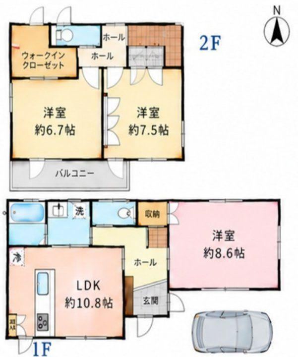 3LDK+S house in Matsudo, Chiba - Photo 1