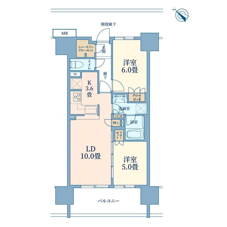 2LDK apartment in Chuo Ward, Tokyo - Photo 1