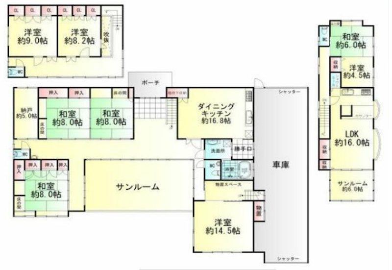8LDK+S house in Shiogama, Miyagi - Photo 1