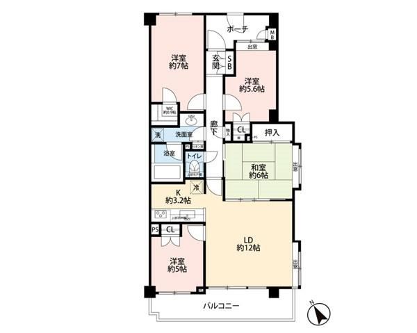 4LDK apartment in Midori Ward, Yokohama, Kanagawa - Photo 1