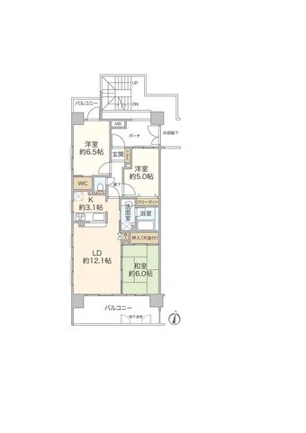 3LDK apartment in Sumida Ward