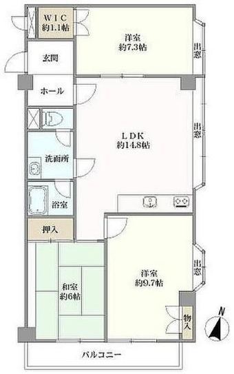 3LDK apartment in Ota Ward