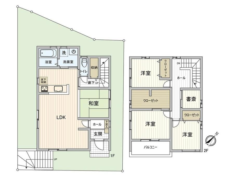 4LDK house in Fuchu, Aki District, Hiroshima - Photo 1