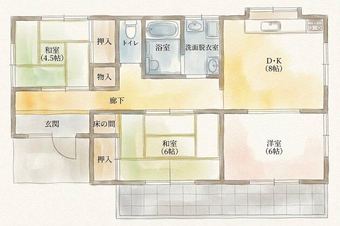 3DK house in Takasaki