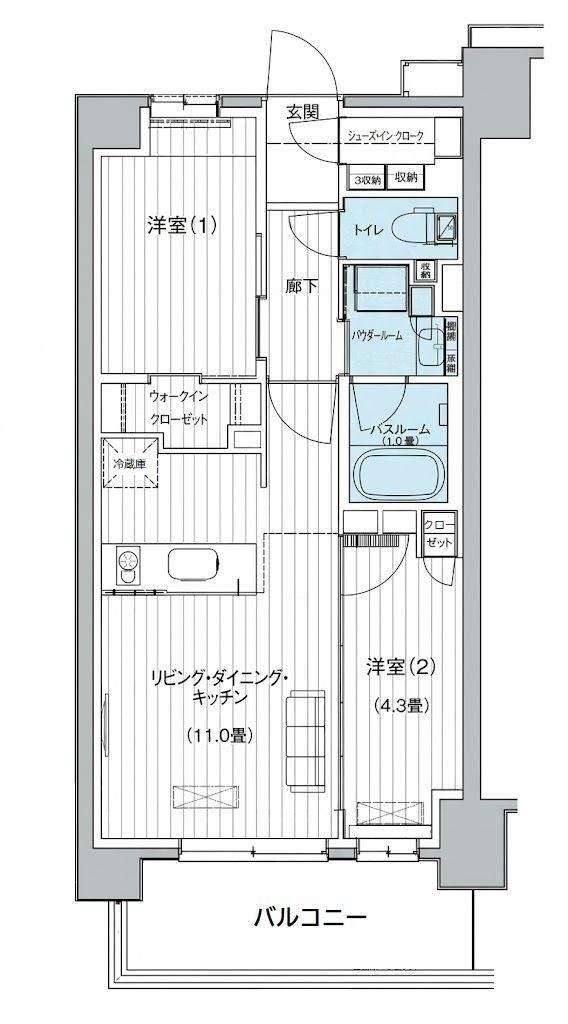 2LDK apartment in Fujisawa, Kanagawa - Photo 1