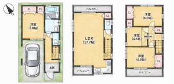 4LDK house in Neyagawa