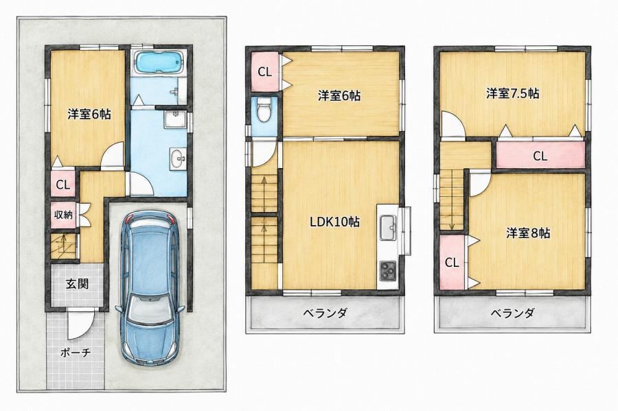 4LDK house in Neyagawa, Osaka - Photo 1