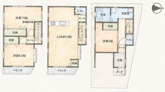 3LDK house in Neyagawa